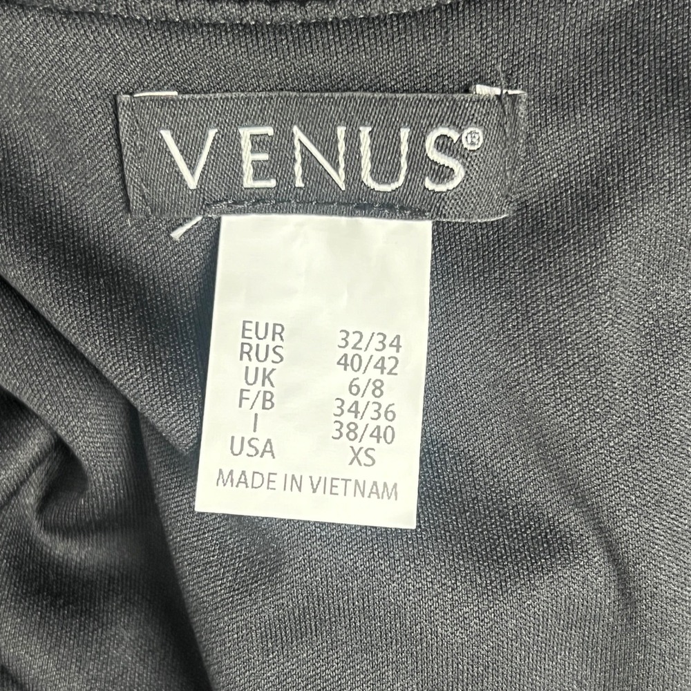 Venus Studded Strappy Tank Top Cami XS Black Y2K Cruise - Picture 3 of 15
